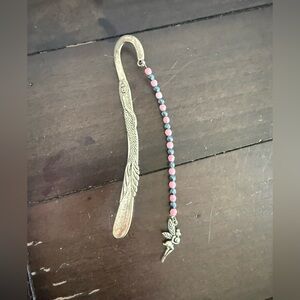 Mermaid Shepherd Hook Bookmark Beaded Dangle Fairy Charm Decorative Book Lover